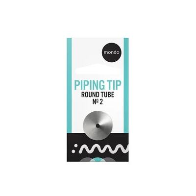 Mondo Round Tube No. 2 Piping Tip