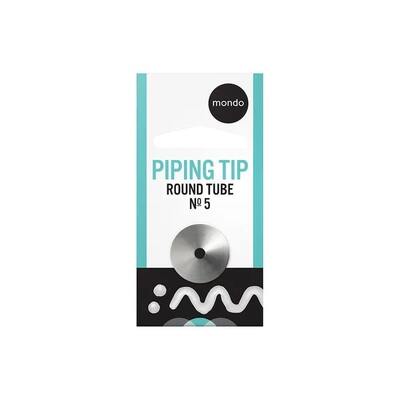 Mondo Round Tube No. 5 Piping Tip