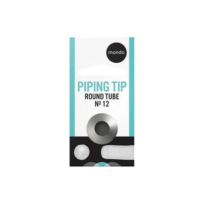 Mondo Round Tube No. 12 Piping Tip