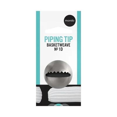 Mondo Basketweave No. 1D Piping Tip