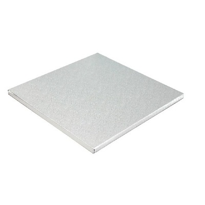 Silver Foil Square Cake Board (18in) Pk 1