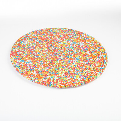 Sprinkles Print Round Cake Board (10in.) Pk 1