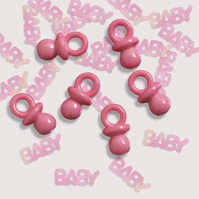 Baby Shower (Girl) Confetti Plus Dummies (14g) Pk 1 