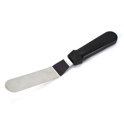 Black Cranked Spatula (15cm) Pk 1
