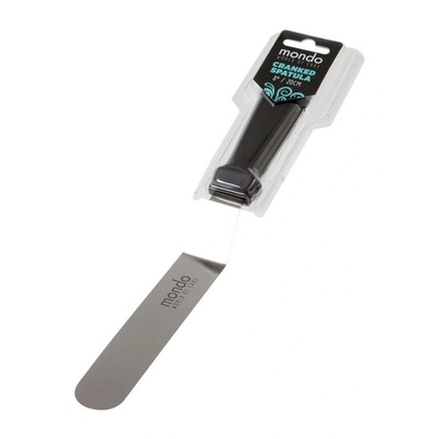 Black Cranked Angled Spatula 20cm