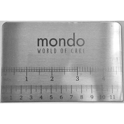 Small Stainless Steel Buttercream & Ganache Scraper (12cm x 8cm) Pk 1