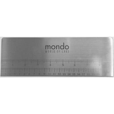 Large Stainless Steel Buttercream & Ganache Scraper (23cm x 8cm) Pk 1