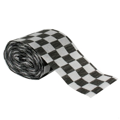 Black & White Check Party Streamer Pk1 
