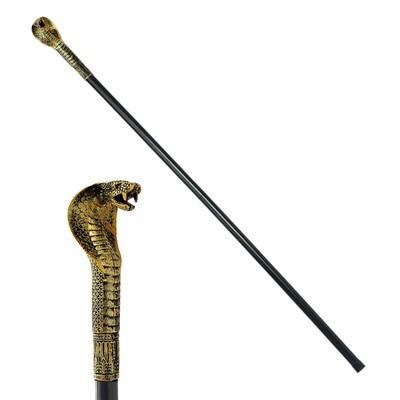 Pharaoh's Snake Head Costume Cane/Staff 110cm