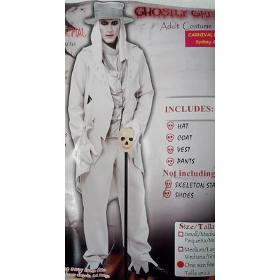Adult Ghostly Groom Costume Pk 1 