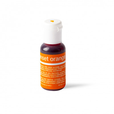Liqua-Gel Sunset Orange Food Icing Colour (0.70oz / 20g) Pk 1