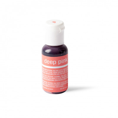 Liqua-Gel Deep Pink Food Icing Colour (0.70oz / 20g) Pk 1