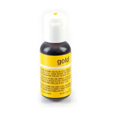 Liqua-Gel Gold Food Icing Colour (0.90oz / 25g) Pk 1