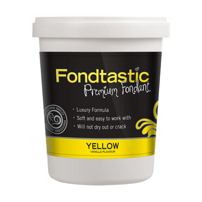 Yellow Vanilla Premium Fondant (908g) Pk 1