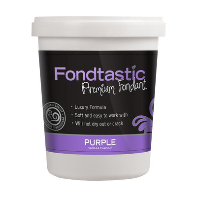 Purple Colour Vanilla Premium Fondant (908g) Pk 1