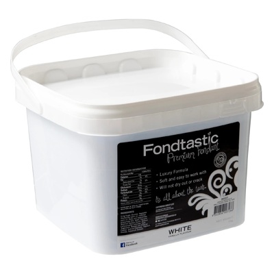 Fondtastic Premium White Vanilla Fondant Icing 4kg