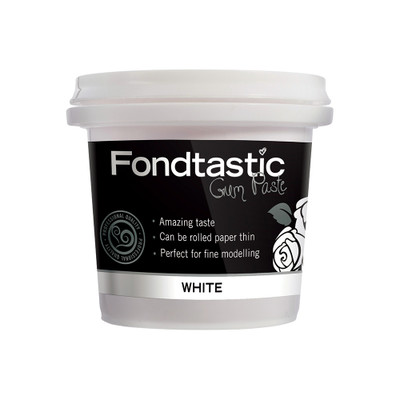 Fondtastic White Gum Paste (225g) Pk 1