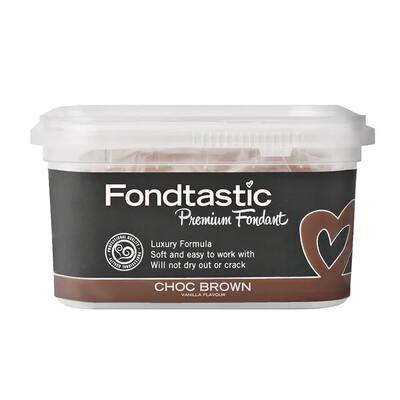 Fondtastic Premium Fondant Icing Choc Brown 250g