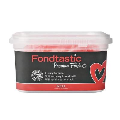 Fondtastic Premium Fondant Icing Red 250g