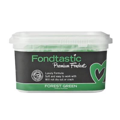 Fondtastic Premium Fondant Icing Forest Green 250g