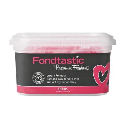 Fondtastic Premium Fondant Icing Bright Pink 250g