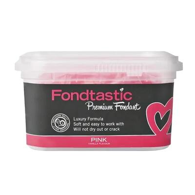 Fondtastic Premium Fondant Icing Bright Pink 250g