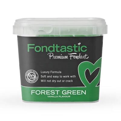 Fondtastic Premium Fondant Icing Forest Green 1kg