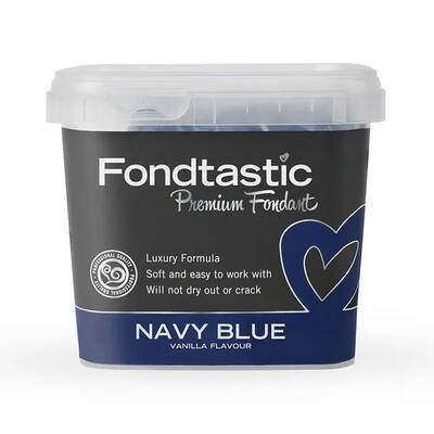 Fondtastic Premium Fondant Icing Navy Blue 1kg