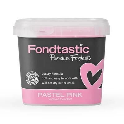 Fondtastic Premium Fondant Icing Pastel Pink 1kg 