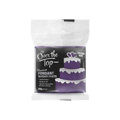 Premium Purple Vanilla Fondant Sugar Paste Block (250g) Pk 1