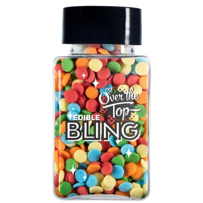 Bright Mix Edible Bling Sequins Confetti (55g)