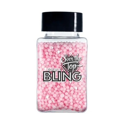 Pink Edible Bling Cake Decorating Sprinkles (60g)