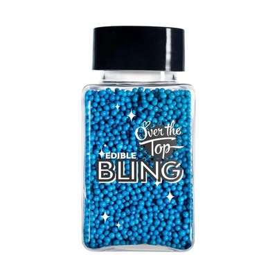 Blue Edible Bling Cake Decorating Sprinkles (60g)