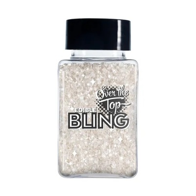 Pearl White Edible Bling Cake Sanding Sugar (80g)