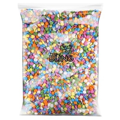 Edible Bling Pastel Confetti Mix Cake Sprinkles 1kg