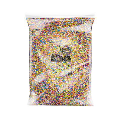 Edible Bling Rainbow Mix 100 & 1000's Cake Sprinkles (1kg)