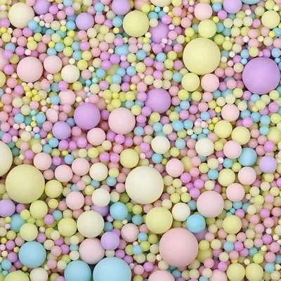 Edible Bling Mixed Size Pastel Balls Cake Sprinkles 70g