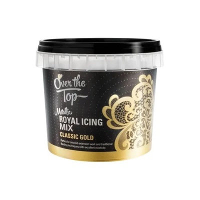 Over The Top Classic Gold Metallic Royal Icing Mix (150g)