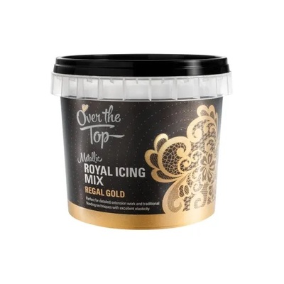 Over The Top Regal Gold Metallic Royal Icing Mix (150g)