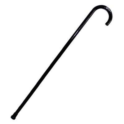 Black Plastic Walking Stick Cane 84cm
