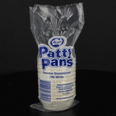 Patty Pans White Pk200