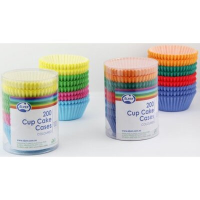 Assorted Colour Cupcake Cases (Pk 200)