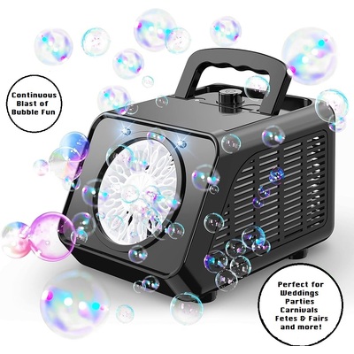 Deluxe Battery Powered Bubble Blower Machine