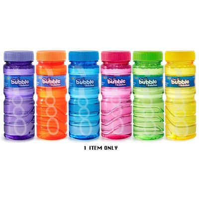 Assorted Colour Bottle of Bubbles with Wand 118ml (Pk 1)