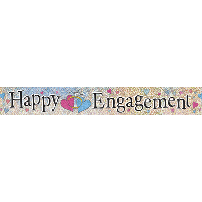 Happy Engagement Prismatic Banner (3.6m) Pk 1