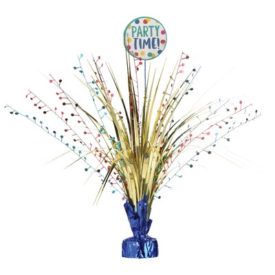 Centrepiece Weight Happy Dots Party Time Pk 1