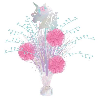 Enchanted Unicorn Spray Centrepiece Weight (Pk 1)