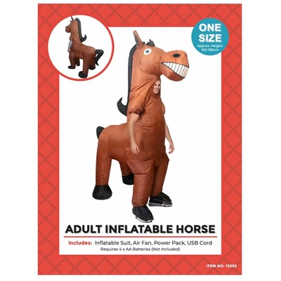 Adult Inflatable Horse Costume One Size