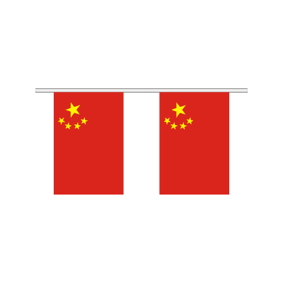 China Chinese Flag Pennant Bunting Banner (4m) Pk 1