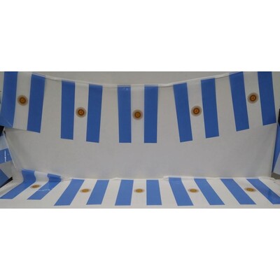 Argentina Pennant Flag Bunting Banner (4m - 15 Flags) Pk 1